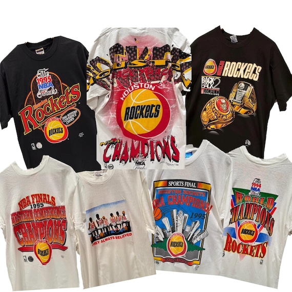 Authentic Vintage Houston Rockets 1990s T-Shirts