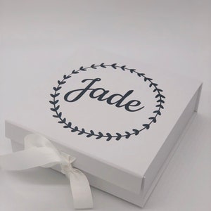 Personalised bridesmaid / maid of honour / birthday keepsake box / gift box