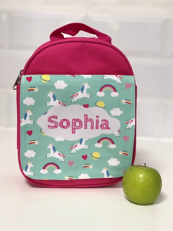 pink unicorn lunch box