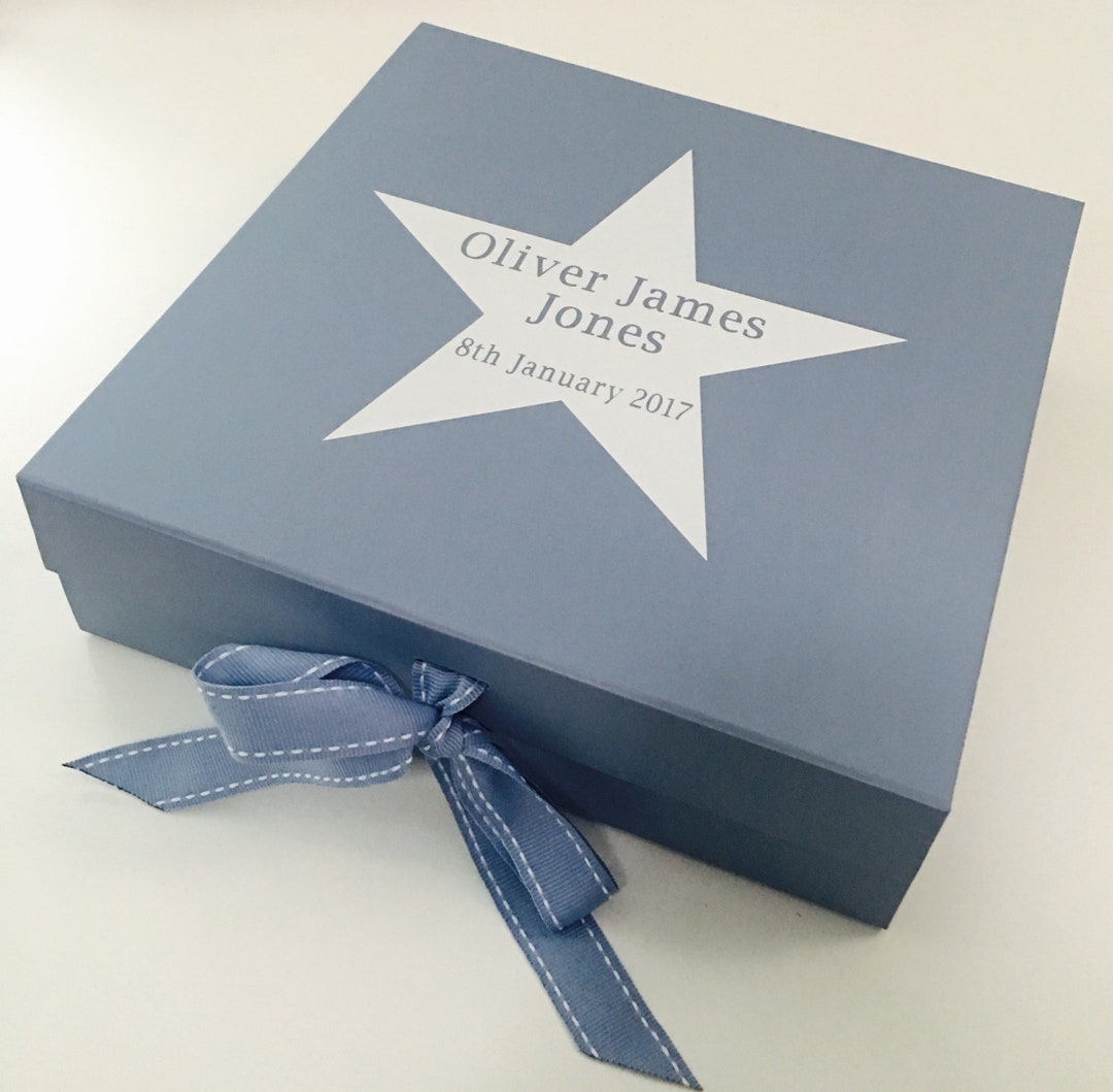 Newborn Keepsake Box / Newborn Gift / New Baby / Baby Boy / Baby Girl