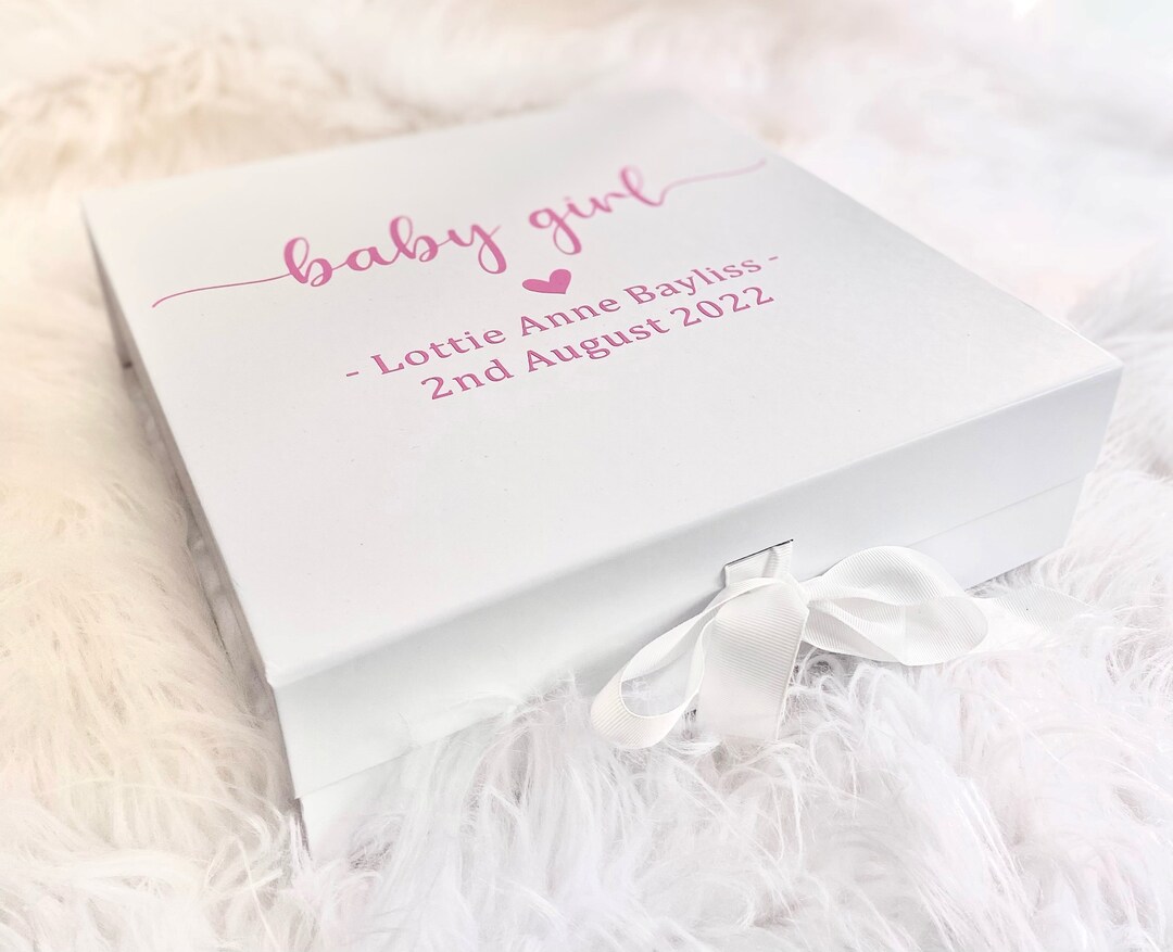 Baby Boy Box, Baby Girl Box, Newborn Personalised Gift Box ...