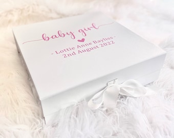 Baby Boy Box, Baby Girl Box, Newborn Personalised Gift Box, Personalised Storage Box, Baby Personalised Storage Box, Baby Gift Box