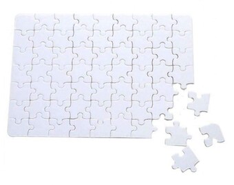 63 Piece Cardboard Puzzle, Sublimation Blanks, Kids Crafts, Make Your Own Puzzle
