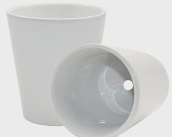 Ceramic sublimation blank plant pot, sublimation plant pot