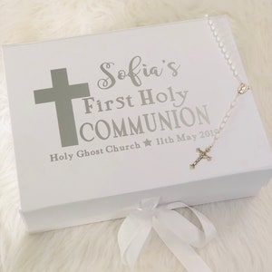 First Holy Communion Personalised Keepsake Box / Communion Gift Box / First Communion