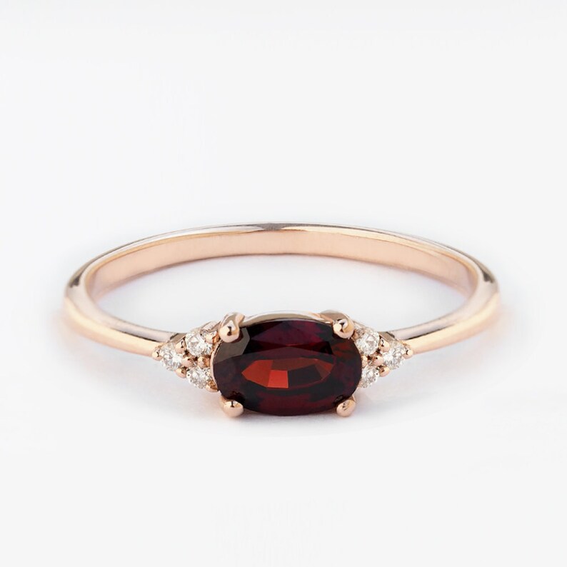 garnet engagement rings