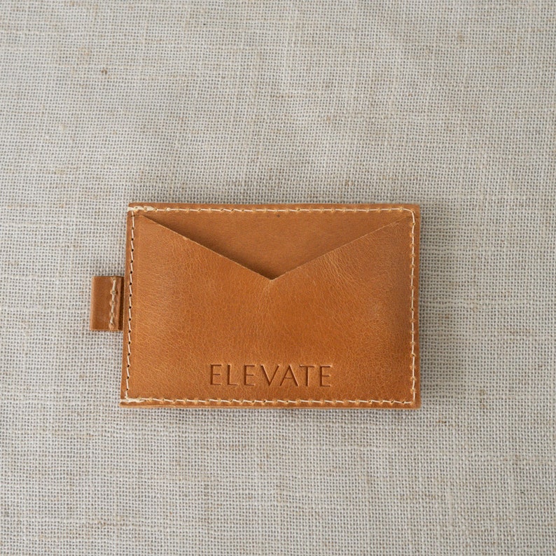 Cartera con cierre lateral, Cartera de hombre, Cartera de piel para hombre, Tarjetero de piel para hombre, Cartera de piel, Cartera unisex, Tarjetero de piel imagen 4