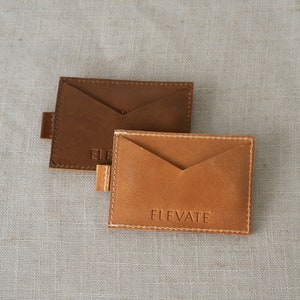 Cartera con cierre lateral, Cartera de hombre, Cartera de piel para hombre, Tarjetero de piel para hombre, Cartera de piel, Cartera unisex, Tarjetero de piel imagen 2