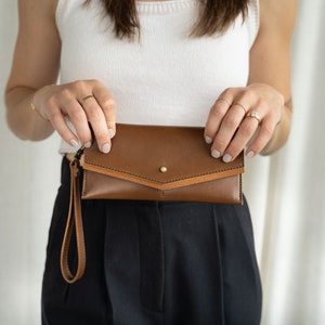 Cartera de cuero para mujer, Cartera de cuero para mujer, Cartera de cuero plena flor, Cartera de mujer, Cartera de muñeca, Cartera de cuero, Minicartera