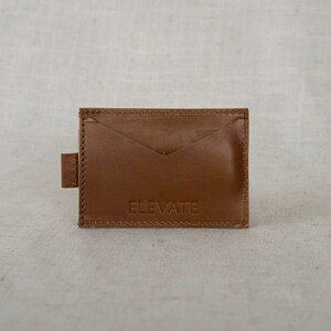 Cartera con cierre lateral, Cartera de hombre, Cartera de piel para hombre, Tarjetero de piel para hombre, Cartera de piel, Cartera unisex, Tarjetero de piel classic chestnut