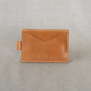 Cartera con cierre lateral, Cartera de hombre, Cartera de piel para hombre, Tarjetero de piel para hombre, Cartera de piel, Cartera unisex, Tarjetero de piel imagen 3