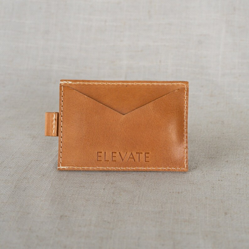 Cartera con cierre lateral, Cartera de hombre, Cartera de piel para hombre, Tarjetero de piel para hombre, Cartera de piel, Cartera unisex, Tarjetero de piel imagen 3
