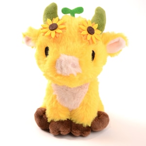 Sunflower Cow Plushie