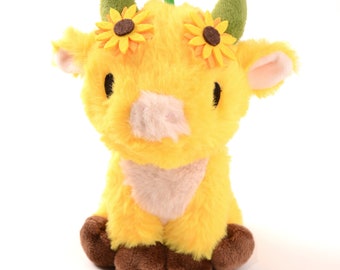 Sunflower Cow Plushie