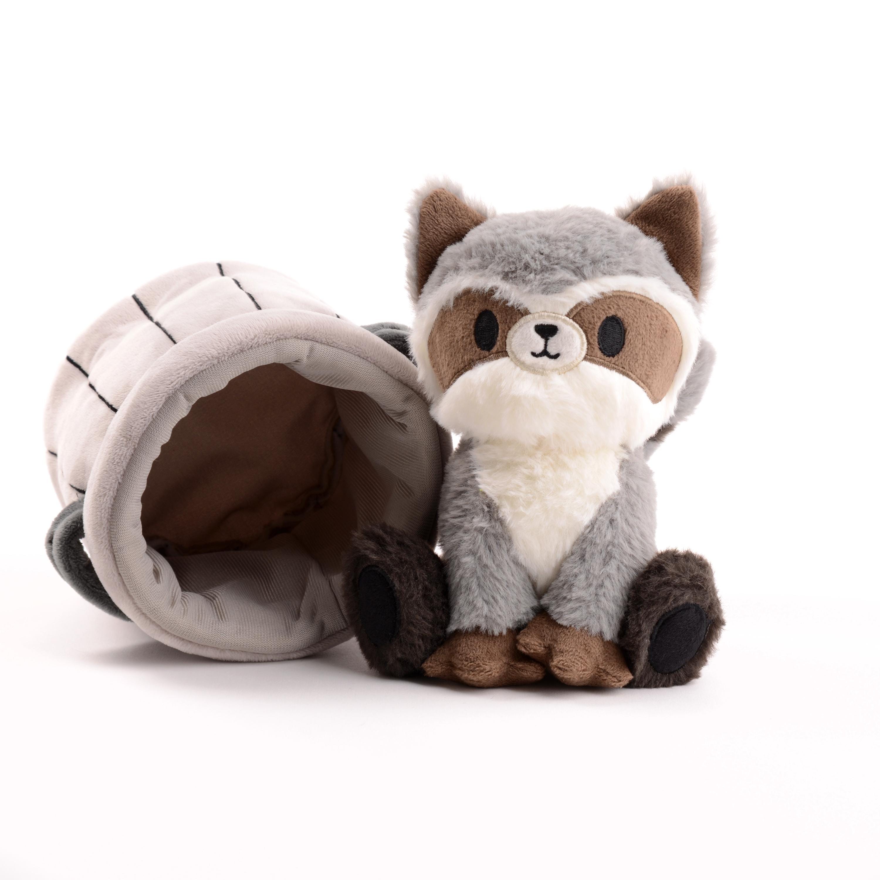 Raccoon in a Trash Can Plush |robby the Raccoon Dumpster Darling