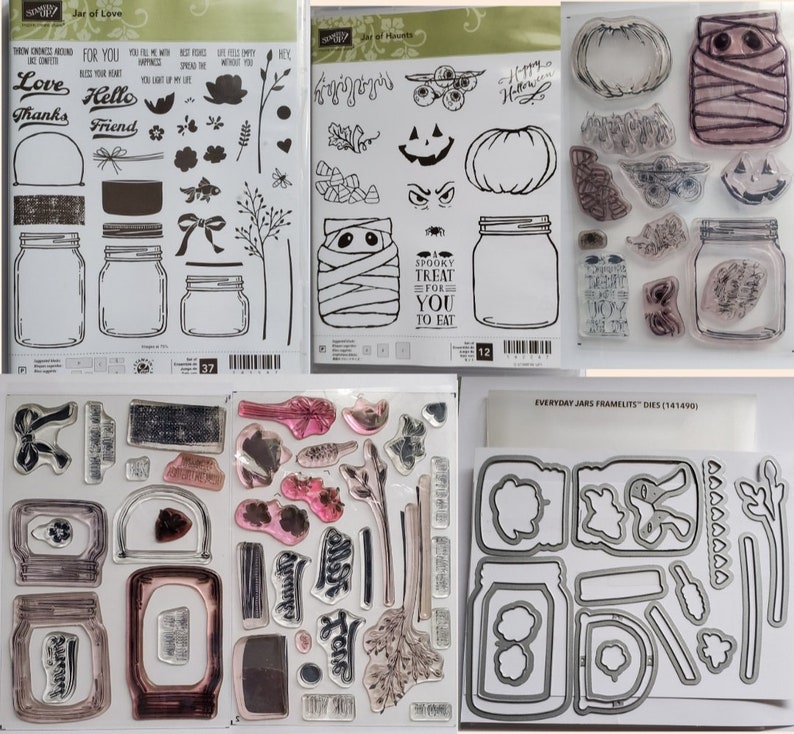 Assorted Retired Stampin' Up Stamps and Dies Etsy