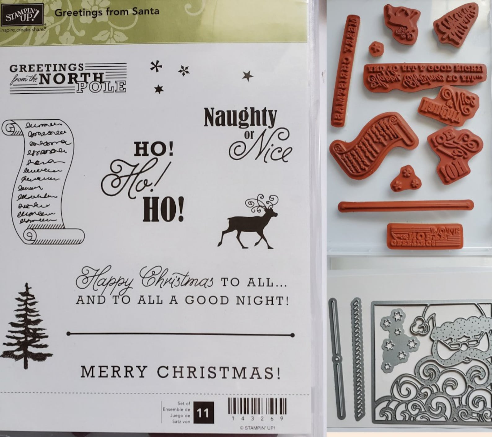 Assorted Retired Stampin' Up Stamps and Dies Etsy