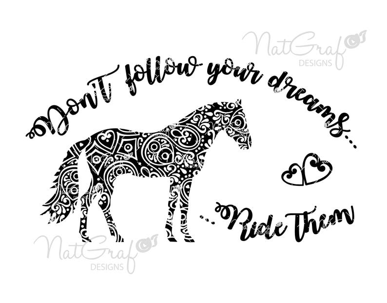 Download Horse svg quote svg unicorn svg art svg fantasy svg SVG | Etsy