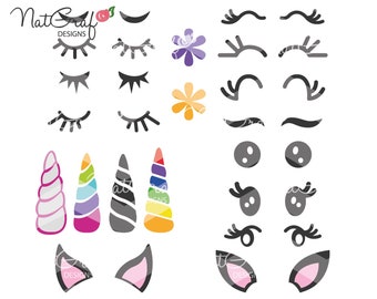 unicorn eyes horn etsy