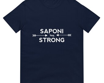 Saponi Strong Yesa Arrows Unisex T-shirts, Sioux Pride, Indigenous Pride, American Indian, Black, White