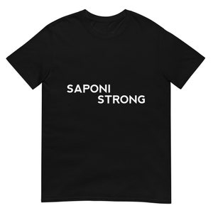Saponi Strong Unisex T-shirts, Sioux Pride, Indigenous Pride, Amérindien, Noir, Blanc Black