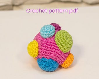 Stress Ball Crochet Pattern PDF – Quick DIY project, Instant Download