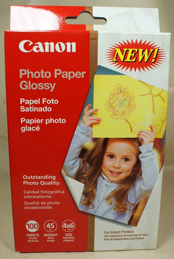 canon glossy photo paper 4x6