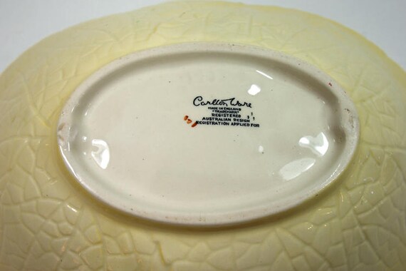 Carlton Ware Dish, Yellow Foxglove - Australian Design Made in