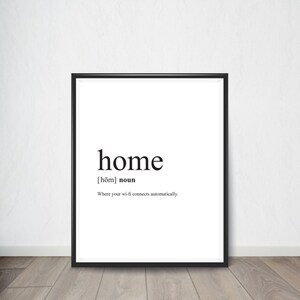 Home Digital Print, Wall Print, Wall Art, Wall Decor,Home Decor, Home Decor, Printable Digital Download, Inspirational Quote, Typography