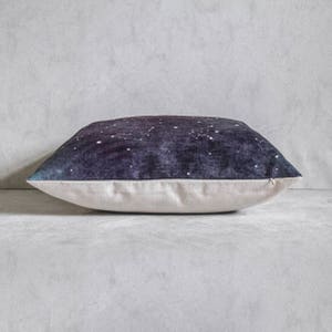 Galaxy Stars Pillow Cover, Pillow Covers, Throw Pillow, Cushion Cover, Decorative Pillow Cover, Cushion Cover, Gift, Christmas Gift image 2