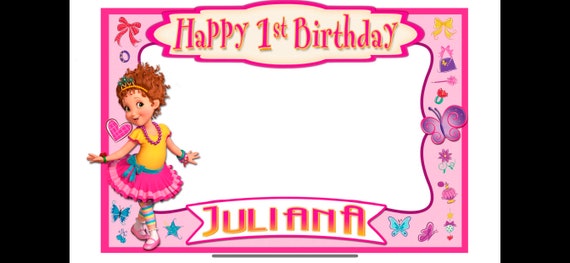 We Print You Mount Fancy Nancy Birthday Party Photo Booth Etsy