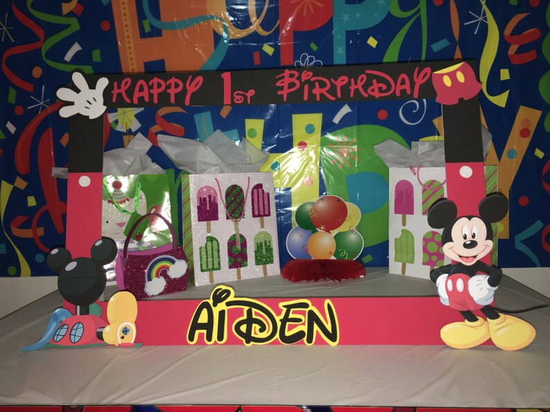 Mickey Mouse Clubhouse Party Photo Booth Frame