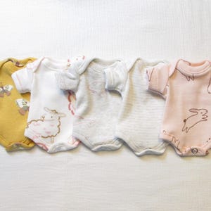 8-9 inch Reborn Doll Clothes 9&quot; Baby Doll Clothes Miniature Baby Doll Bodysuit 8&quot; OOAK Doll Clothes 9 inch Reborn Micro Mini Preemie Clothes