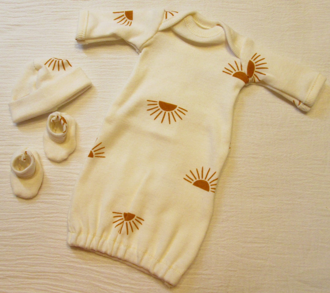 7 Reborn Baby Doll Clothes 8 Girls Miniature Doll Gown 7 Inch OOAK Baby