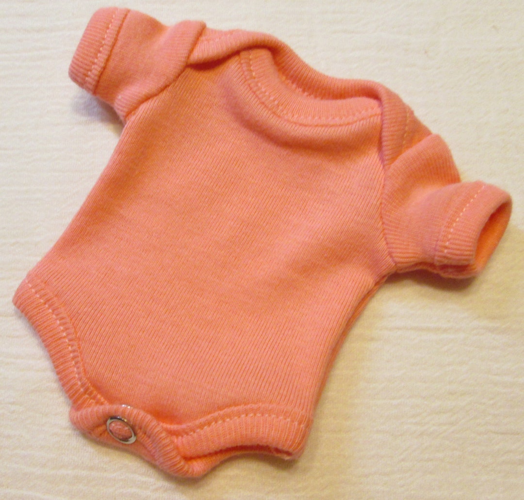 7 Reborn Baby Doll Clothes 8 Girls Miniature Pink Bodysuit 7 Inch OOAK