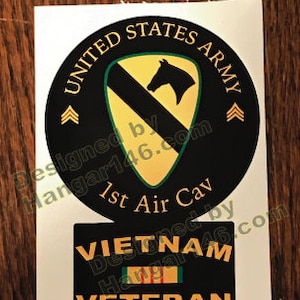 Army Vietnam Veteran w/ SGT bars 1st Air CAV
