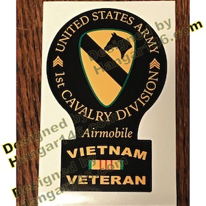 Army Vietnam Veteran w/ SGT bars Airmobile 1st Cavalry