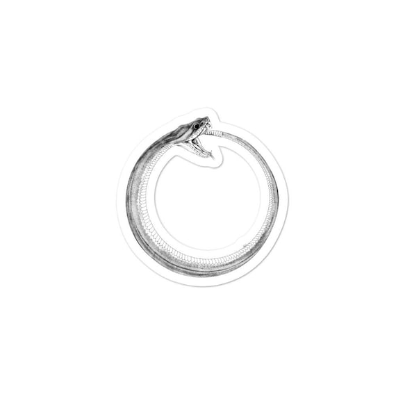 Ouroboros, Philosophy, Minimalist, Indie, Spirituality, Stickers