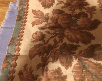 Antique French Fabric Etsy