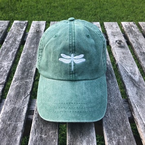 Dragonfly Baseball Cap, Monogrammed hat, Monogrammed logo hat, Baseball Cap, Dragonfly