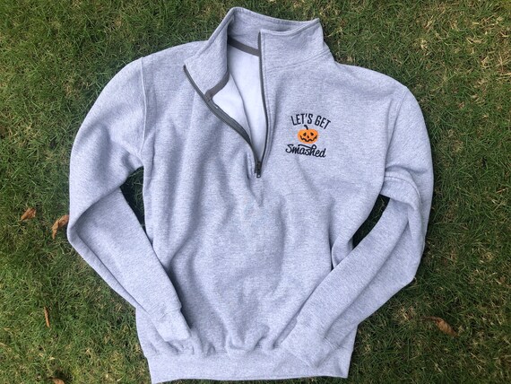 Hey pumpkin quarter zip sweatshirt hotsell