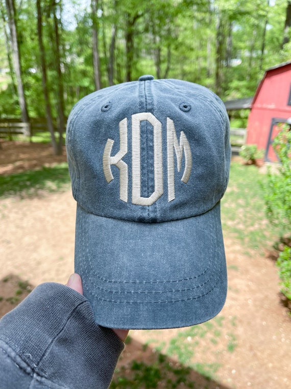 Monogrammed Hat Monogrammed Baseball 