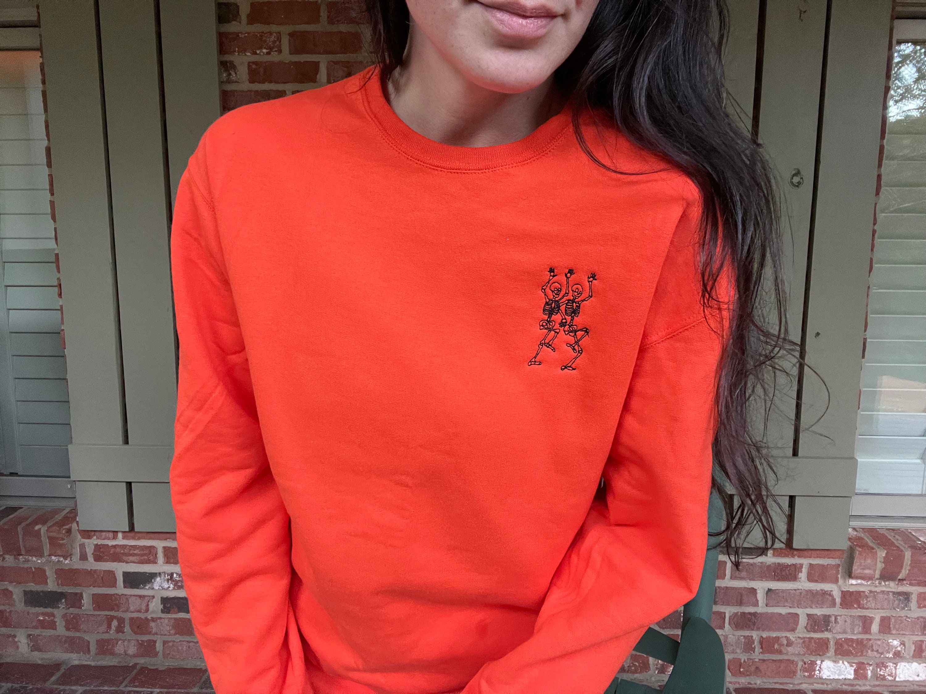 Dancing Skeletons sweatshirt, Fall Sweatshirt, Halloween Sweatshirt, …