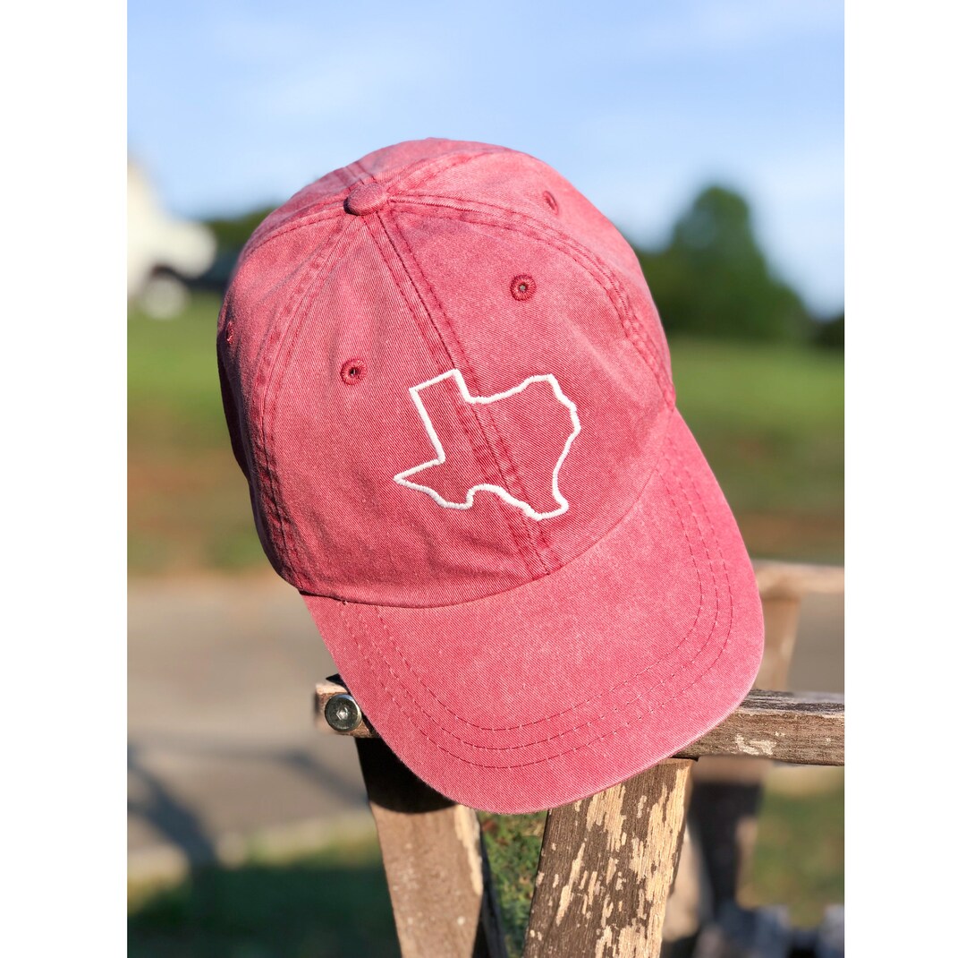Texas State Hat, Embroidered Hat, Texas Hat, Monogrammed Texas Hat