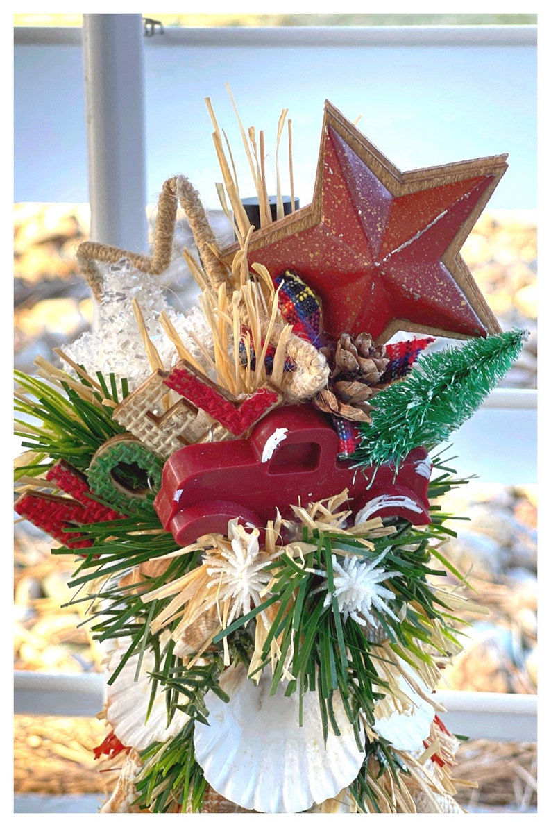 Christmas Shell Tree…rustic Beach Christmas - Etsy