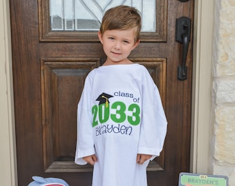 Graduation Shirt, Back to School, Personalized, Class of 2036, Class of 2037, Class of 2038, Class of 2039, Class of 2040, Class of 2041