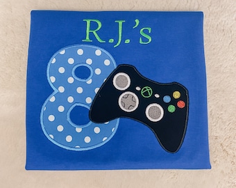 Video Game Birthday Shirt - Boys Party Outfit - Personalized