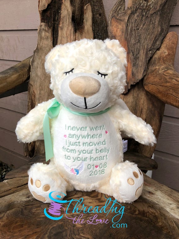 teddy bear with custom message