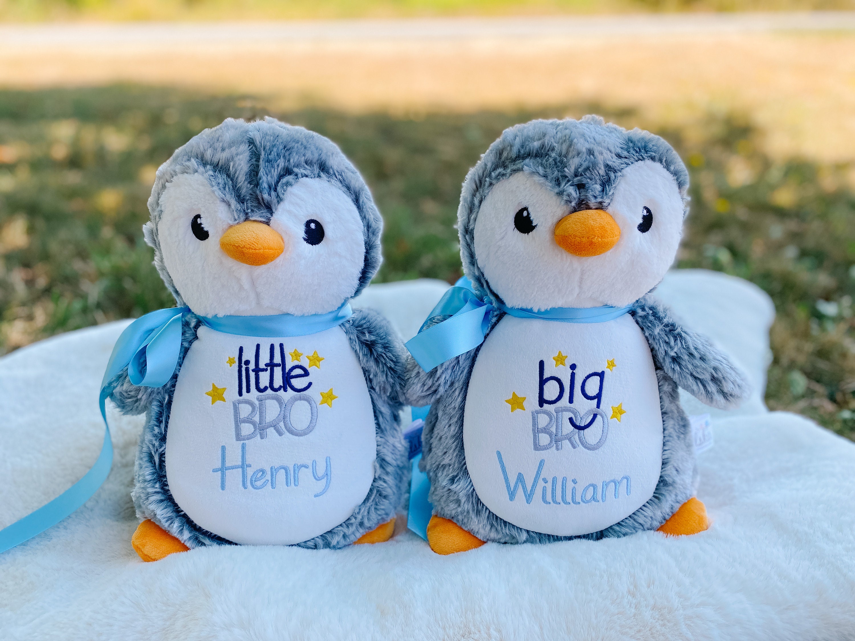 Personalized Penguin Stuffed Animal: Embroidered Keepsake Gift