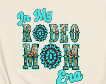 Rodeo Mom Era Graphic Tee – Western Turquoise Design